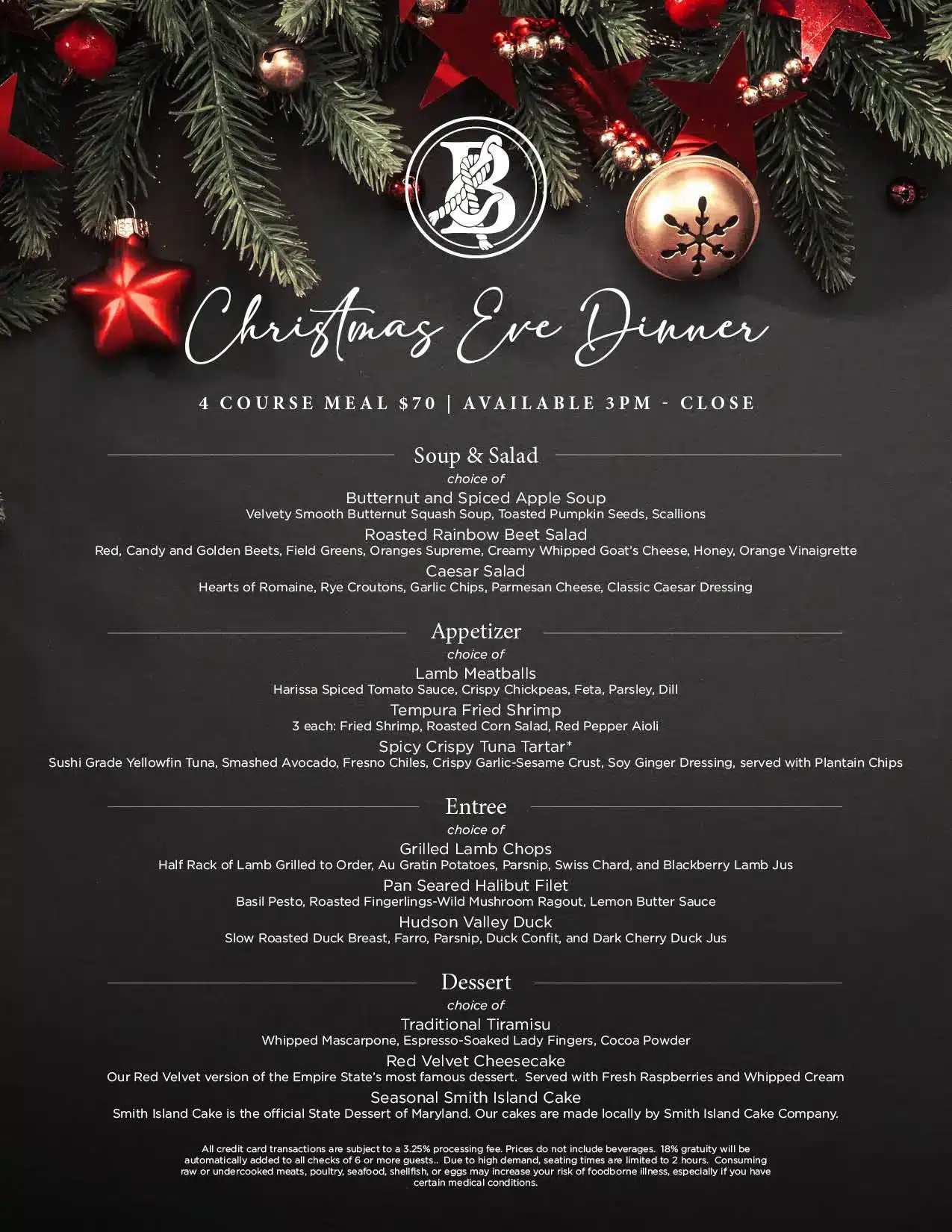 Christmas Eve 2023 Blackwall Hitch Annapolis